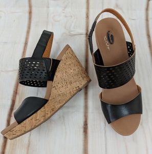 NWT Dr Scholl's platform cork wedges